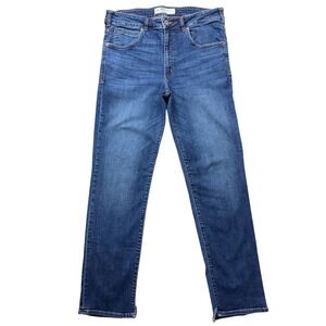 Lee Modern Series Straight Fit Jeans Mens 36x34 Medium Wash Blue Denim L342